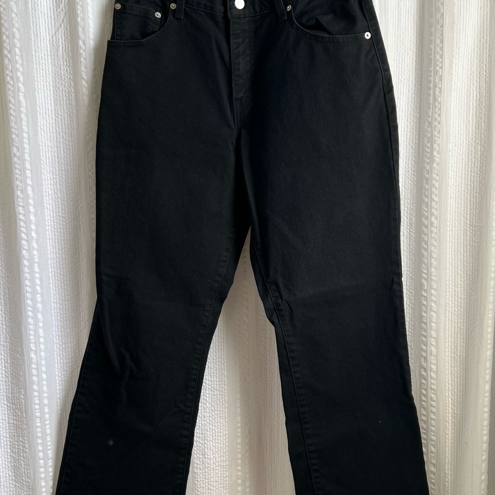 Levi's Black 550 Relaxed‎ Bootcut Jeans 12S EUC